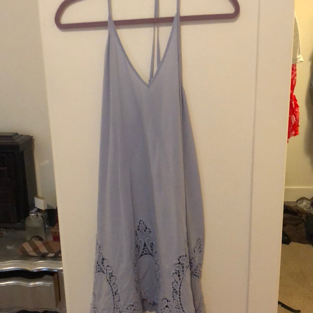 Free People lavender halter dress